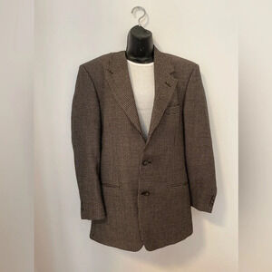Pierre Cardin Vintage Blazer Check Pattern Unisex/Mens/Womens